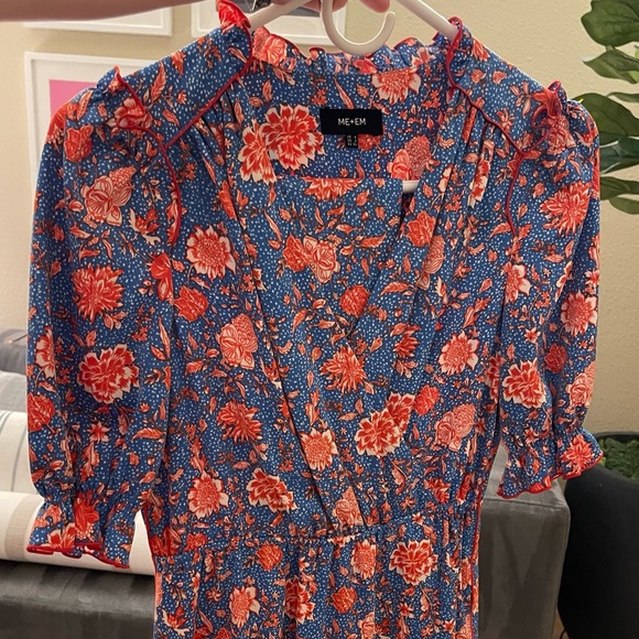 ME+EM Bright Paisley Wrap Dress + Belt size 2 - Picture 7 of 10